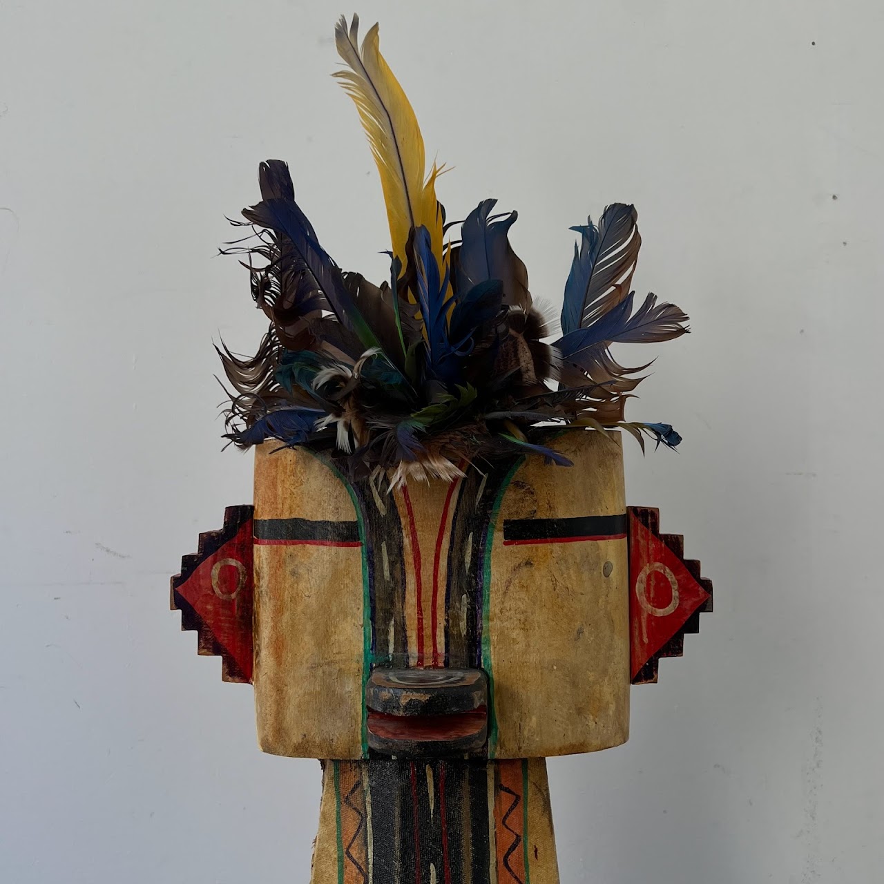Gregory Lomayesva Signed Mixed Media Sculpture
