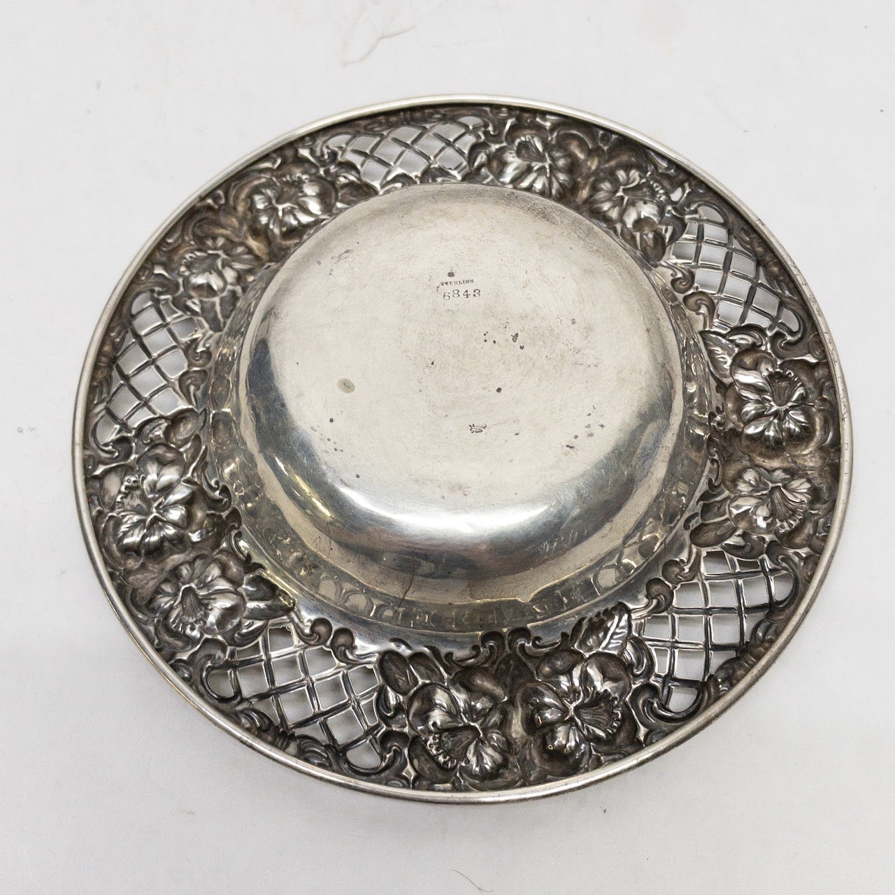 Sterling Silver Wallace Candy Dish Pair