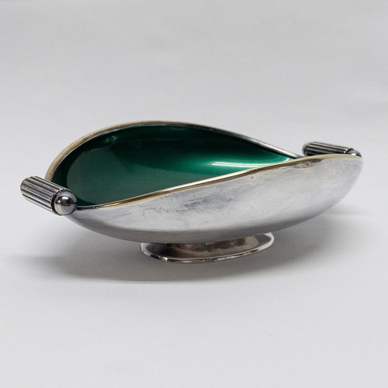 Ernst Dragsted Silver on Copper Enameled Bowl
