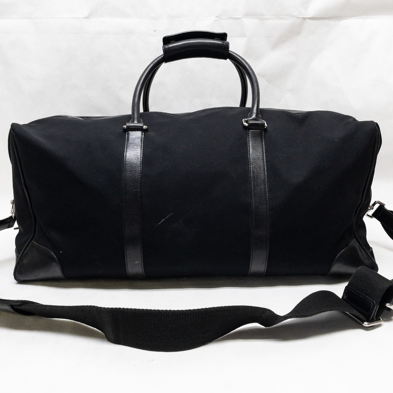 Coach Leather & Duck Canvas Duffel Bag