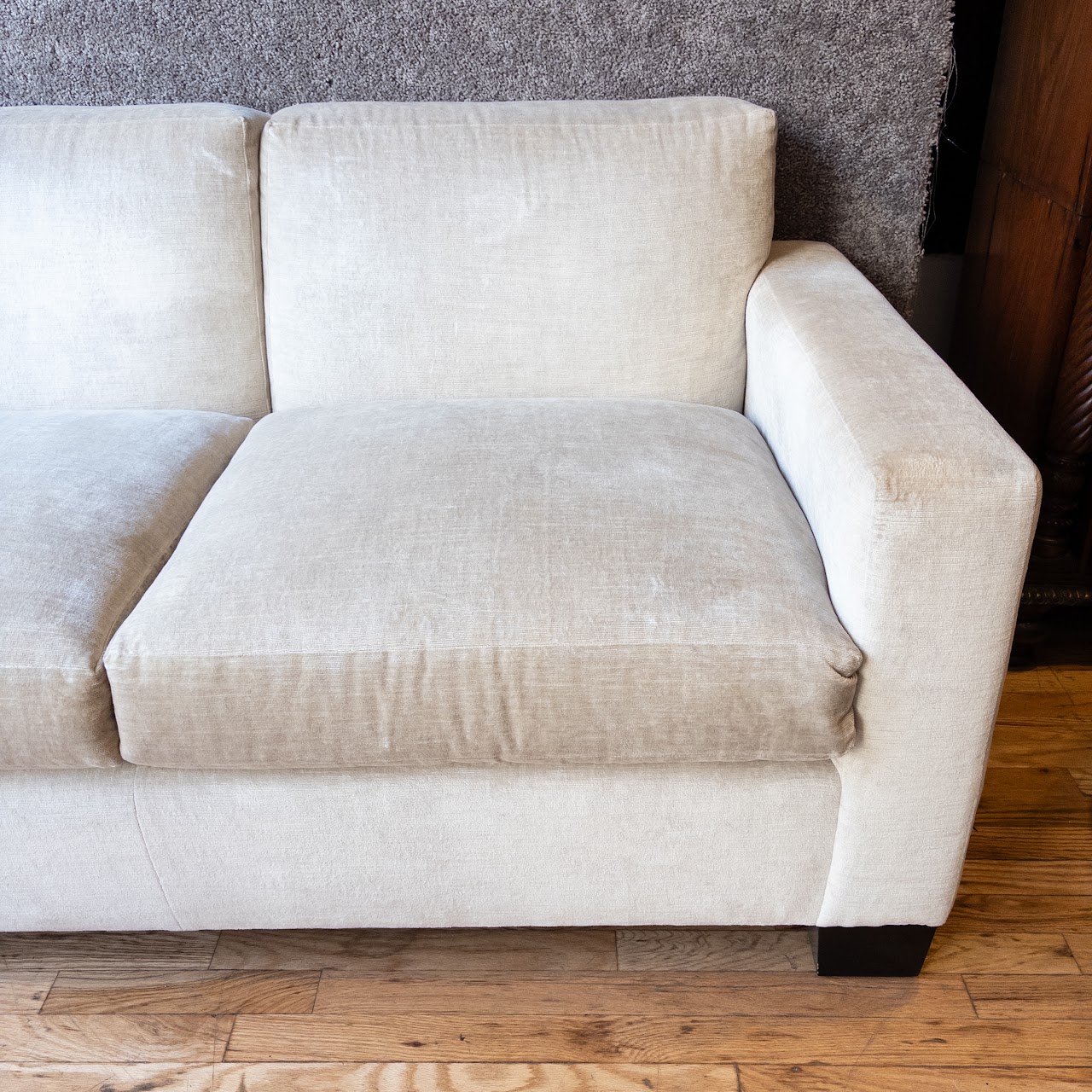 O'Henry House Ltd. Grant Velvet Upholstered Sofa