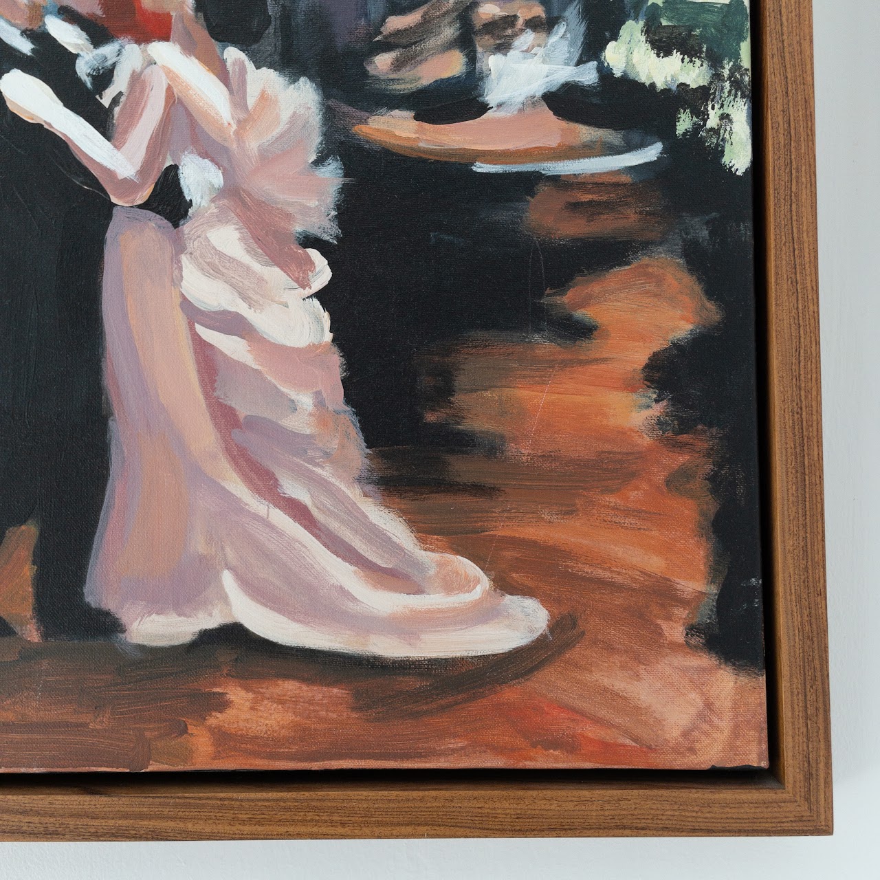 Ballroom Scene Acrylic Painting