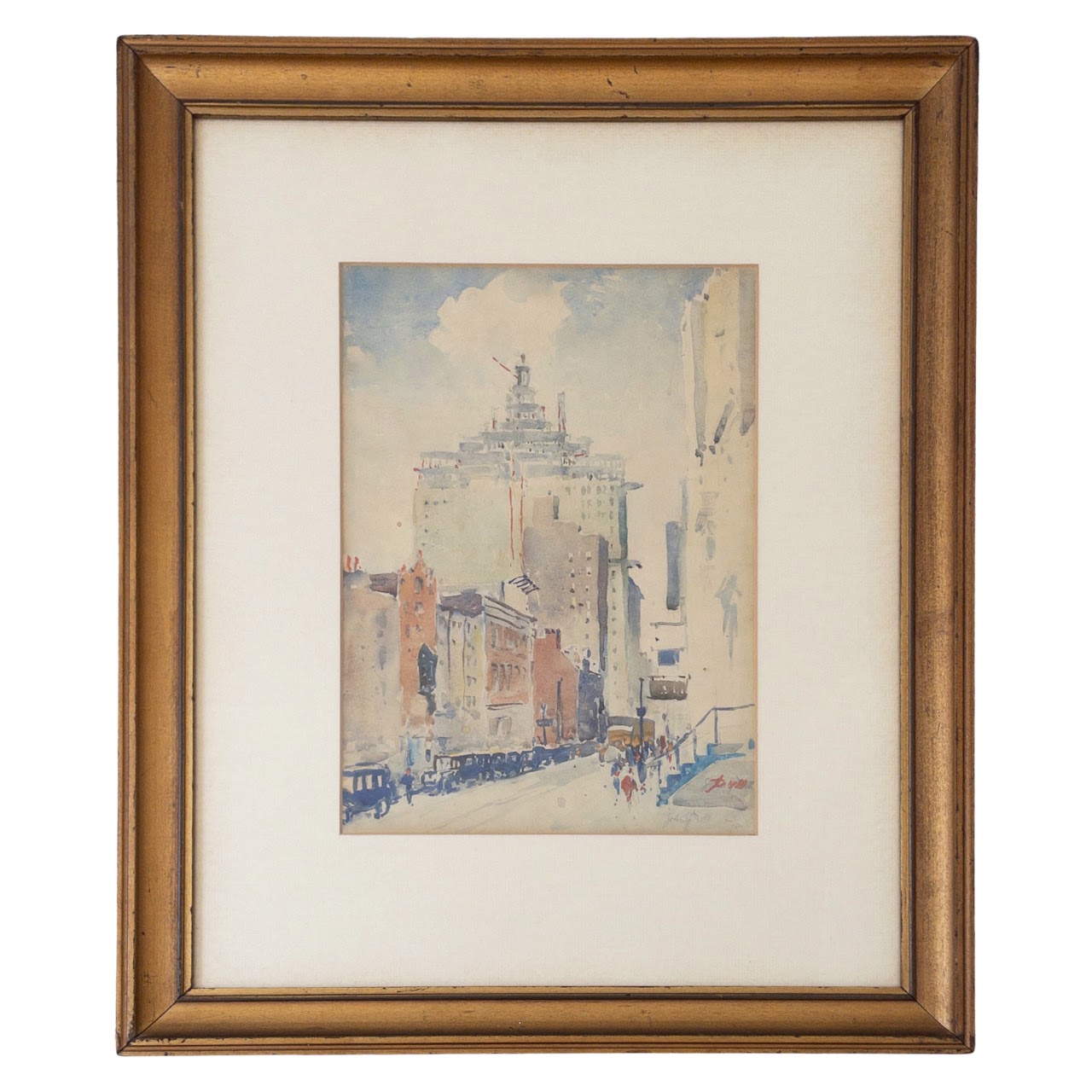 John Dull Signed Watercolor Painting #2