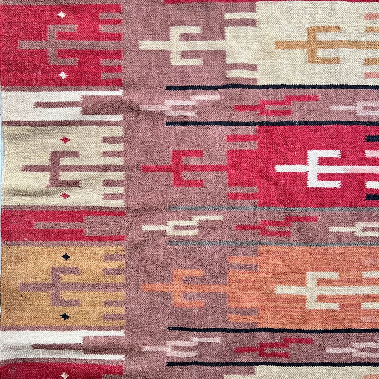 Wool Kilim Area Rug