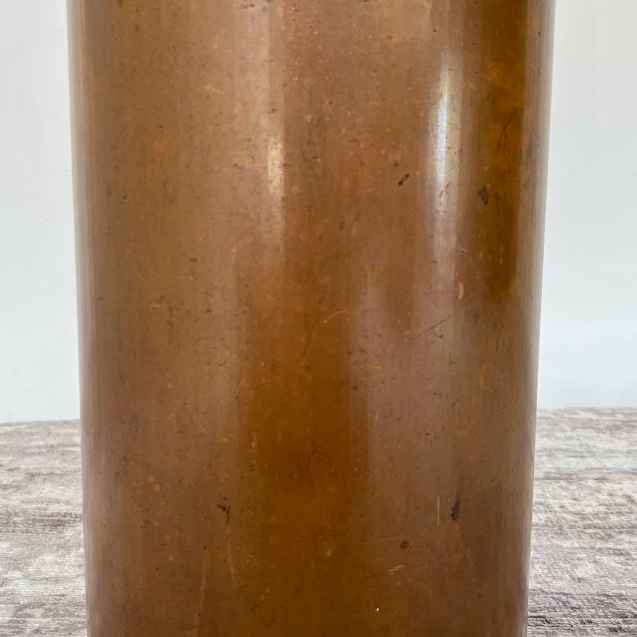 Copper Cylinder Large Vintage Vessel