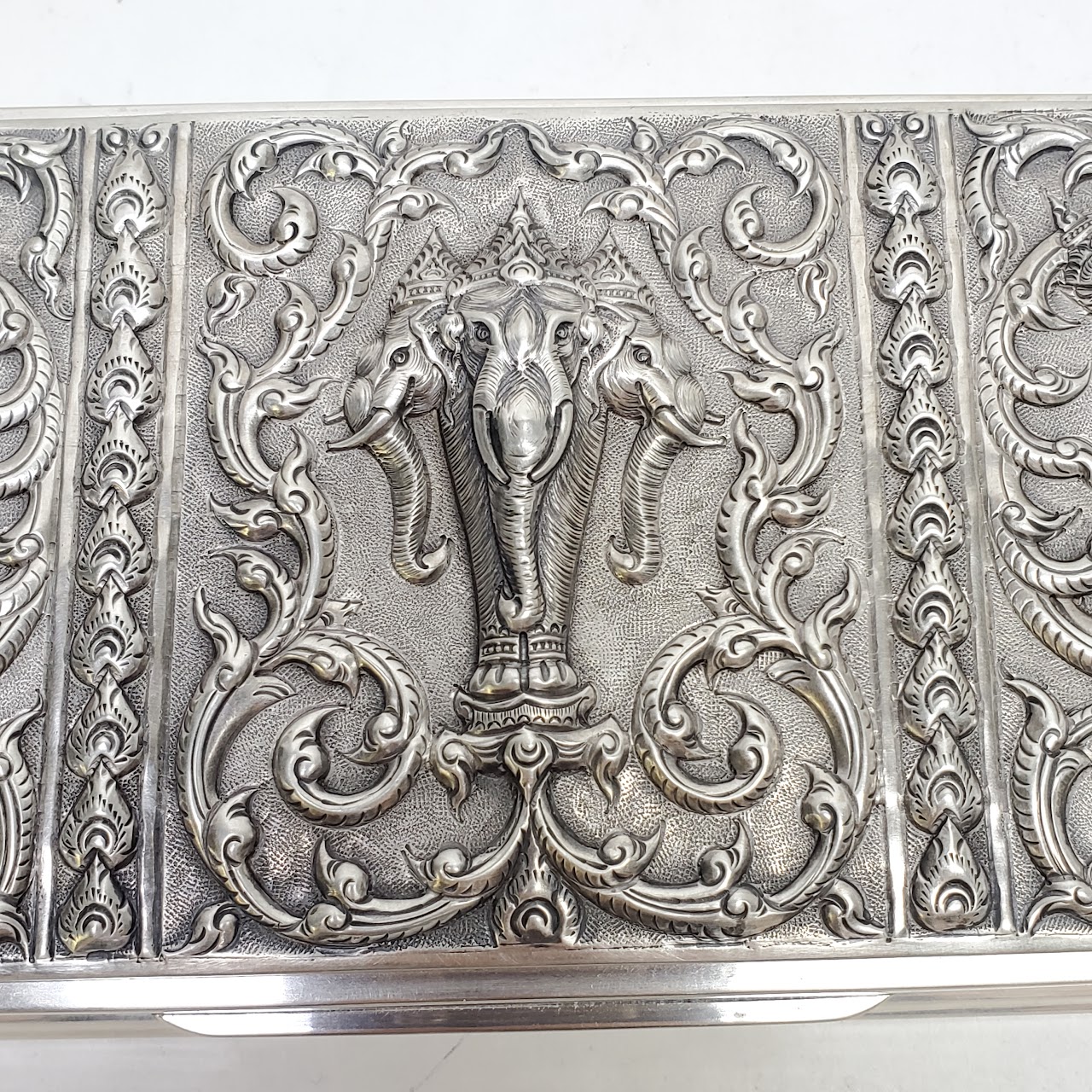 Sterling Silver Wood Lined Decorative Box