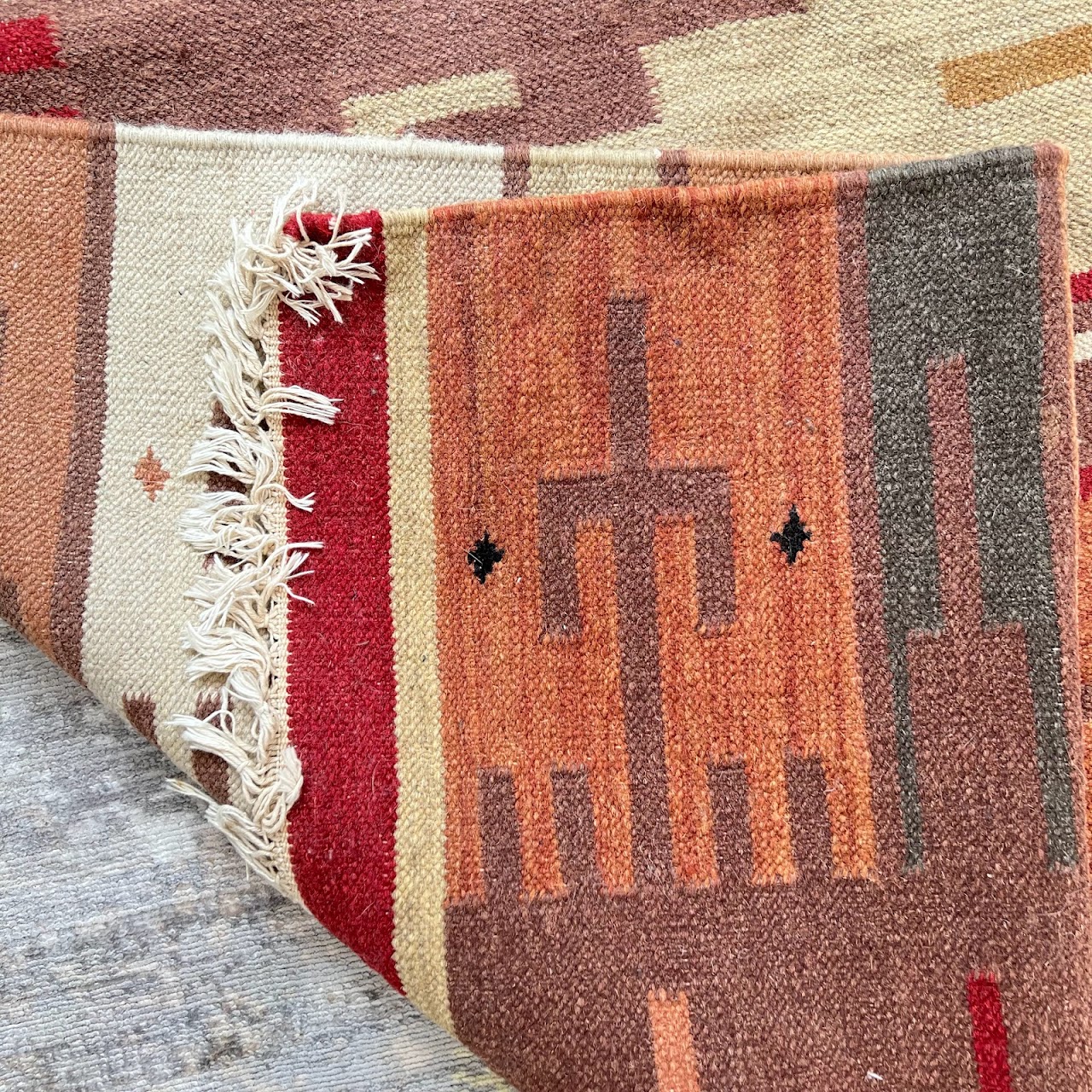 Wool Kilim Area Rug