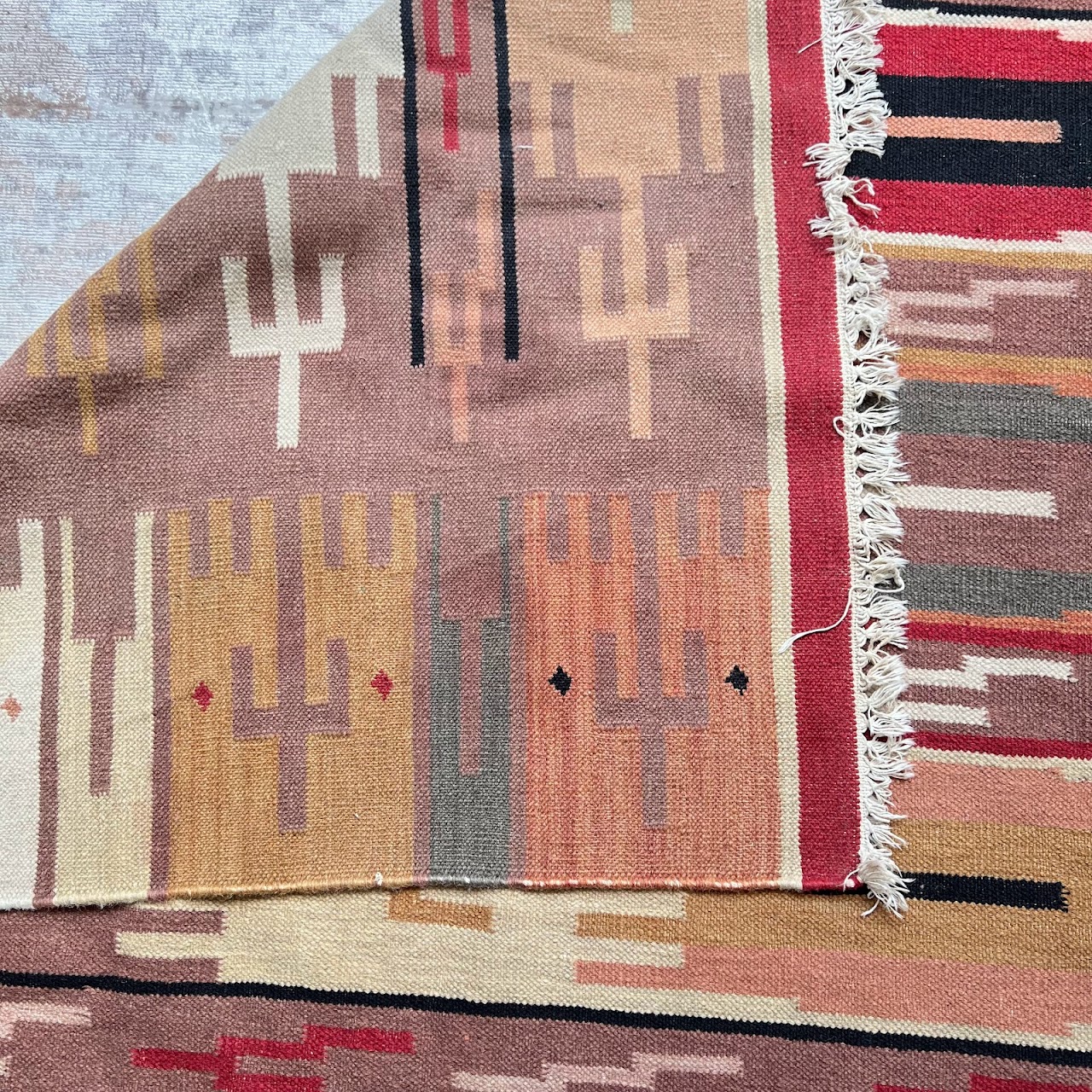 Wool Kilim Area Rug