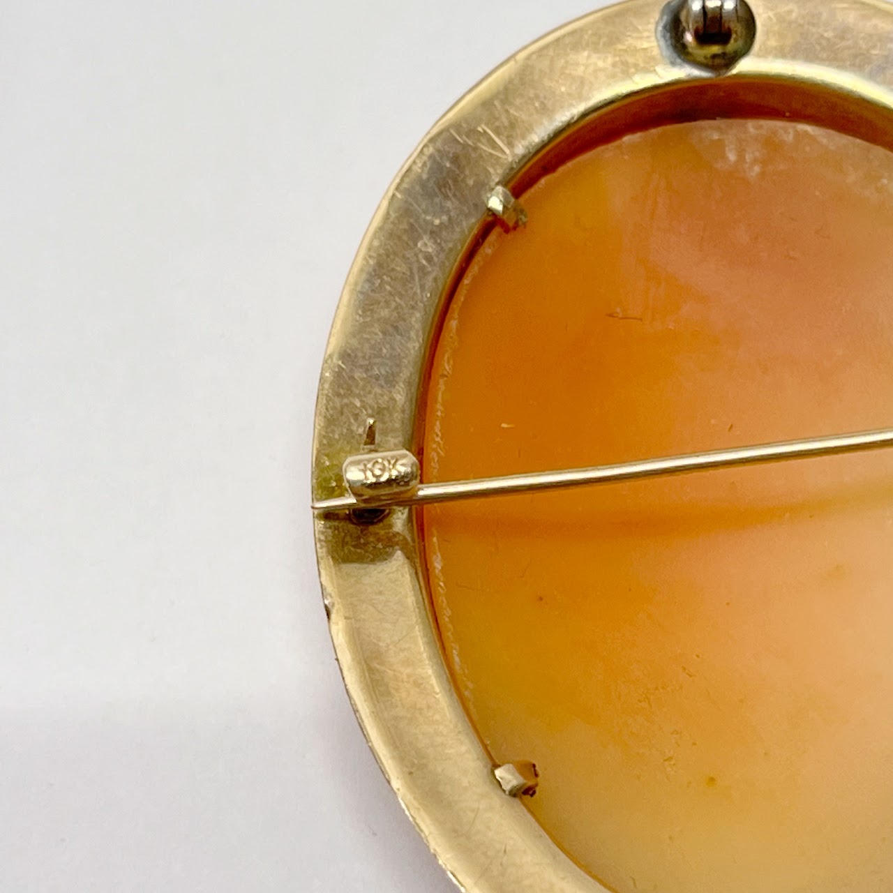 10K Gold Cameo Convertible Pendant