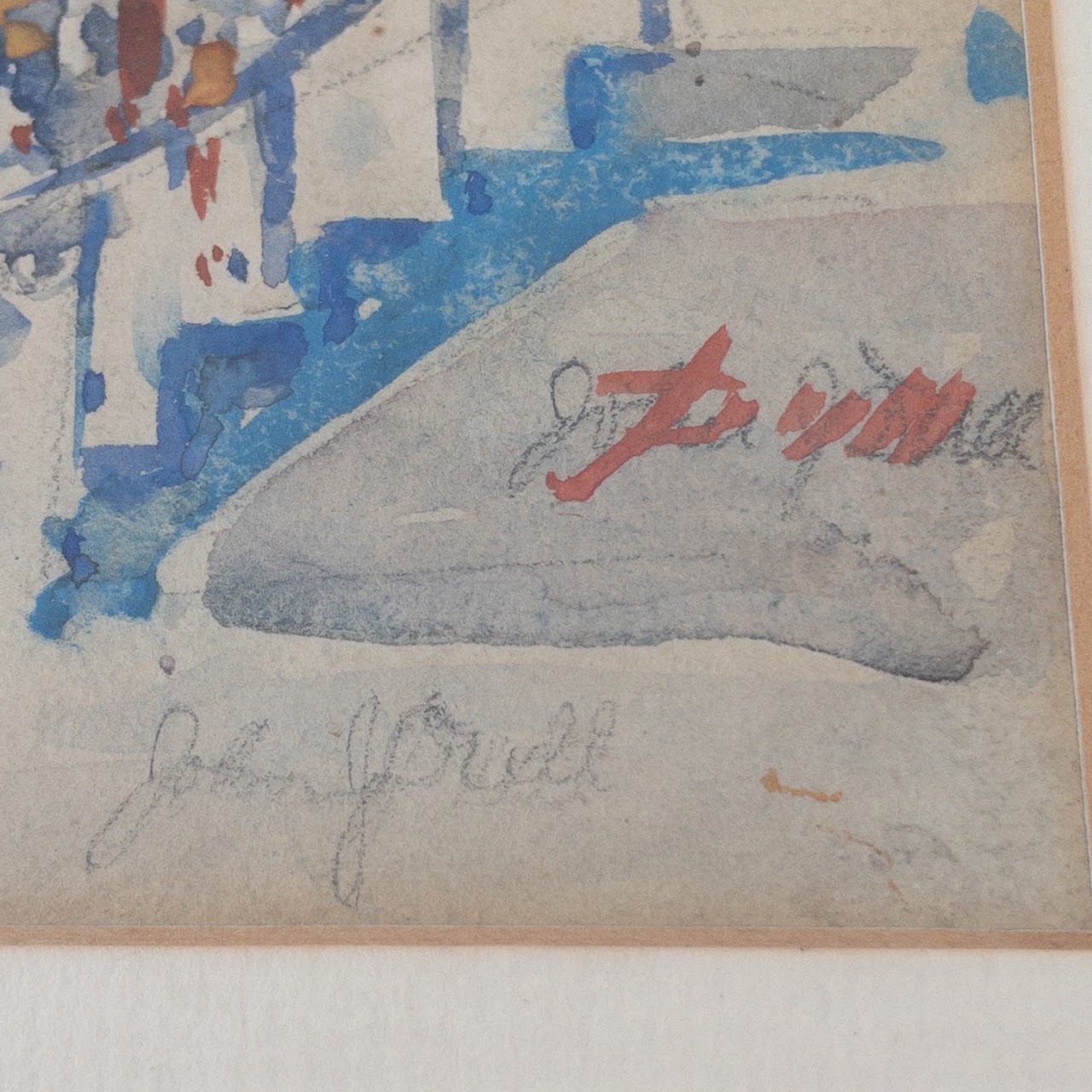 John Dull Signed Watercolor Painting #2