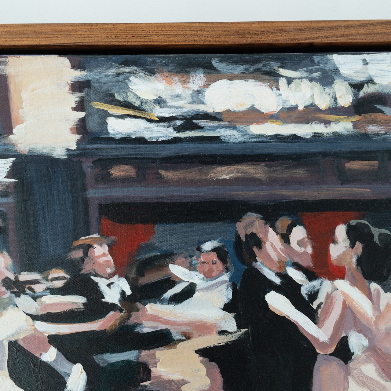 Ballroom Scene Acrylic Painting