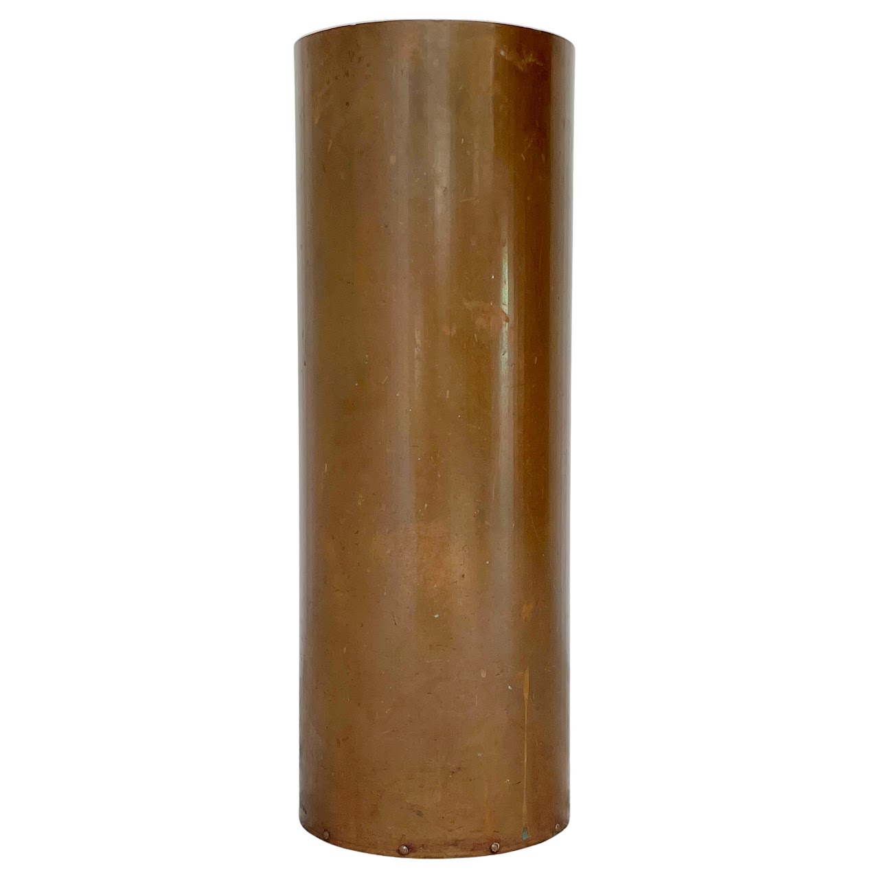 Copper Cylinder Large Vintage Vessel