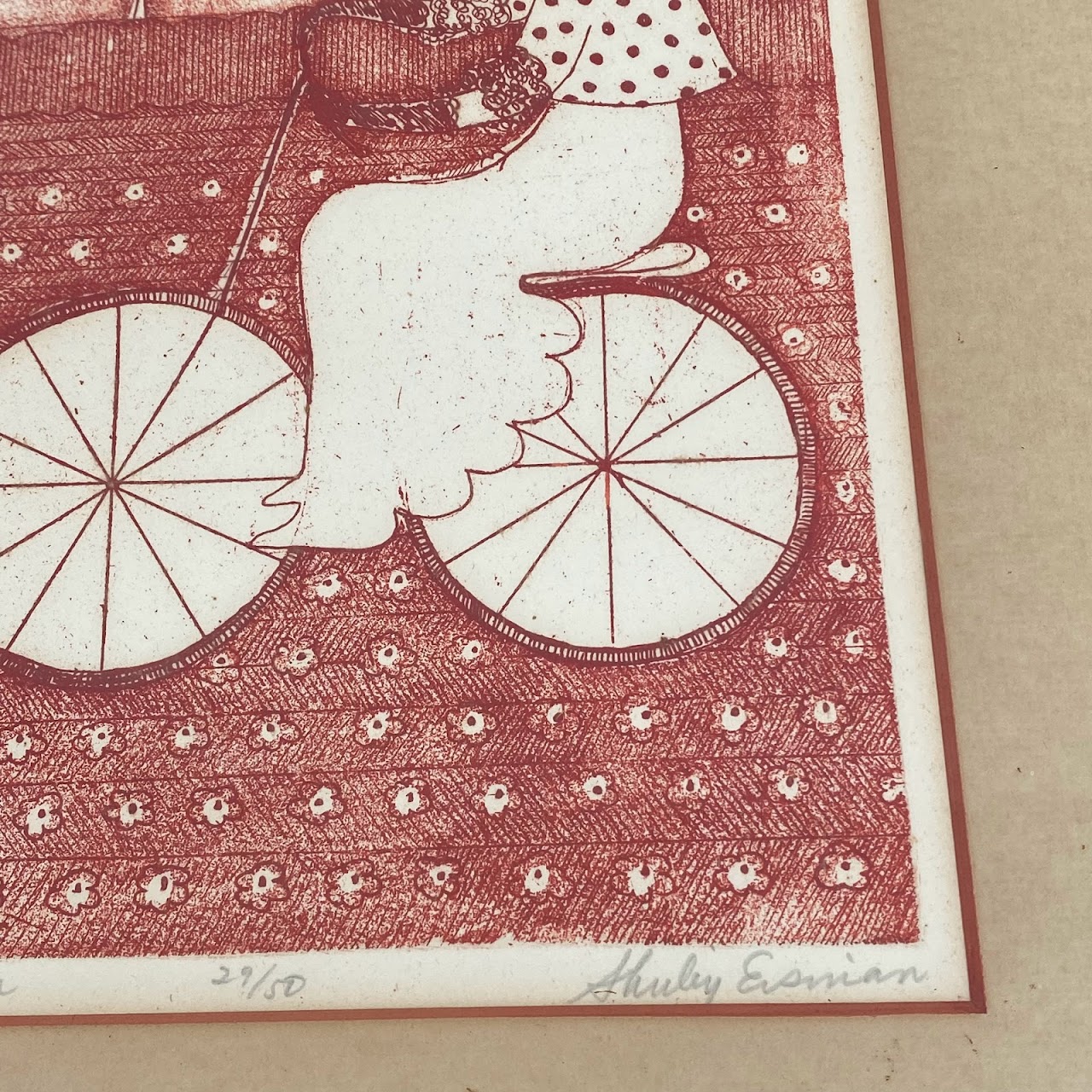 Shirley Eisman 'Dream Rider' Signed Etching