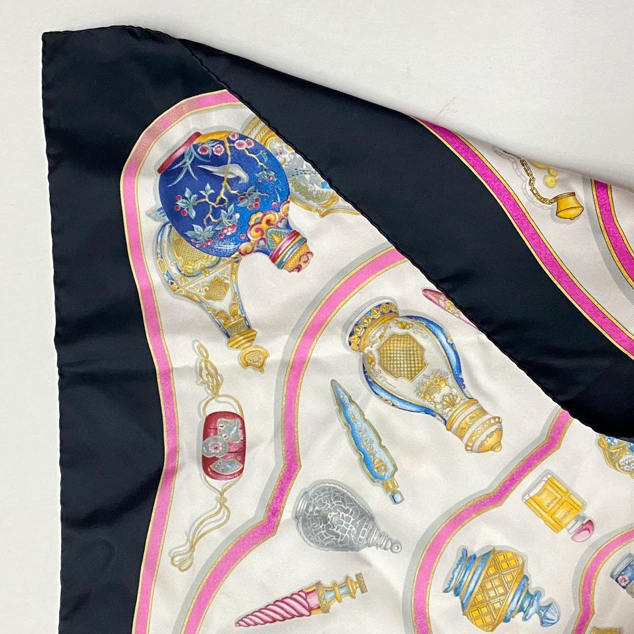 Hermès Qu'importe Le Flacon Silk Scarf 90