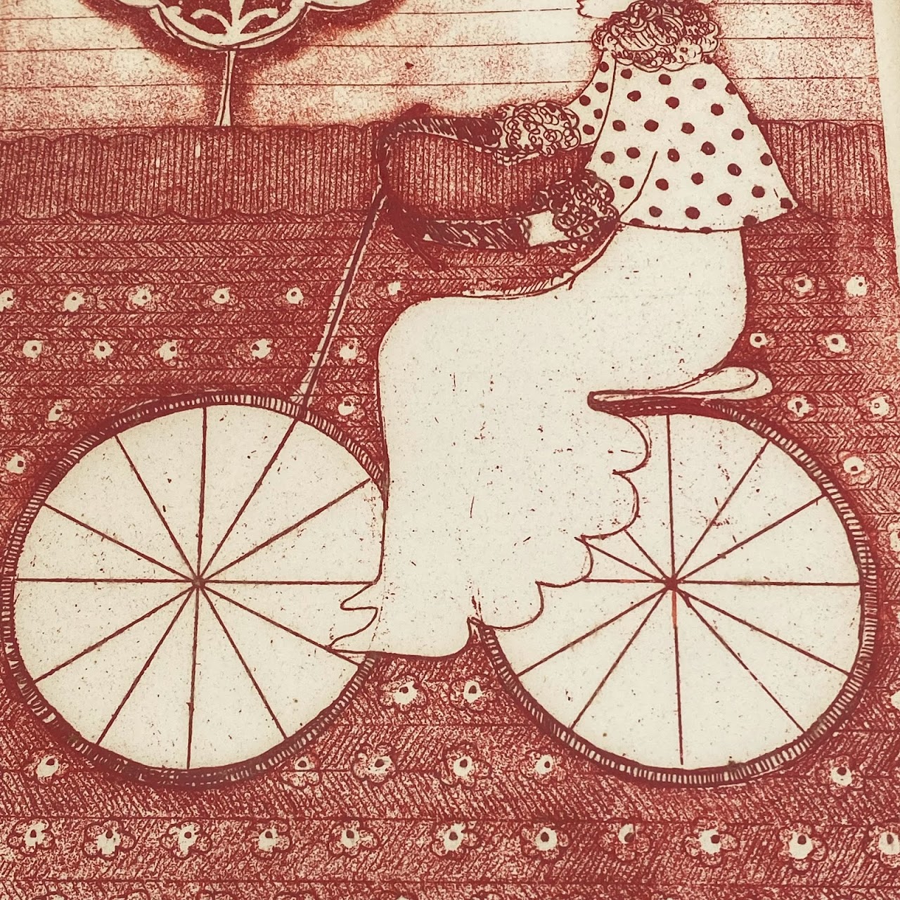 Shirley Eisman 'Dream Rider' Signed Etching