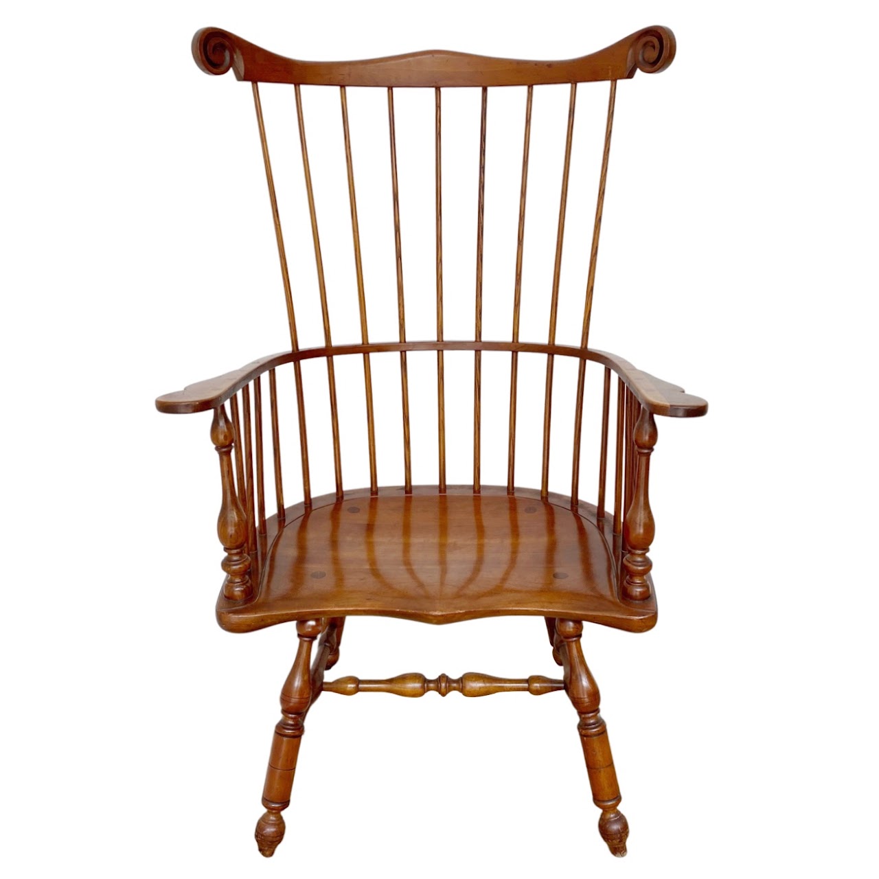 Stickley Cherry Nantucket Style Windsor Armchair