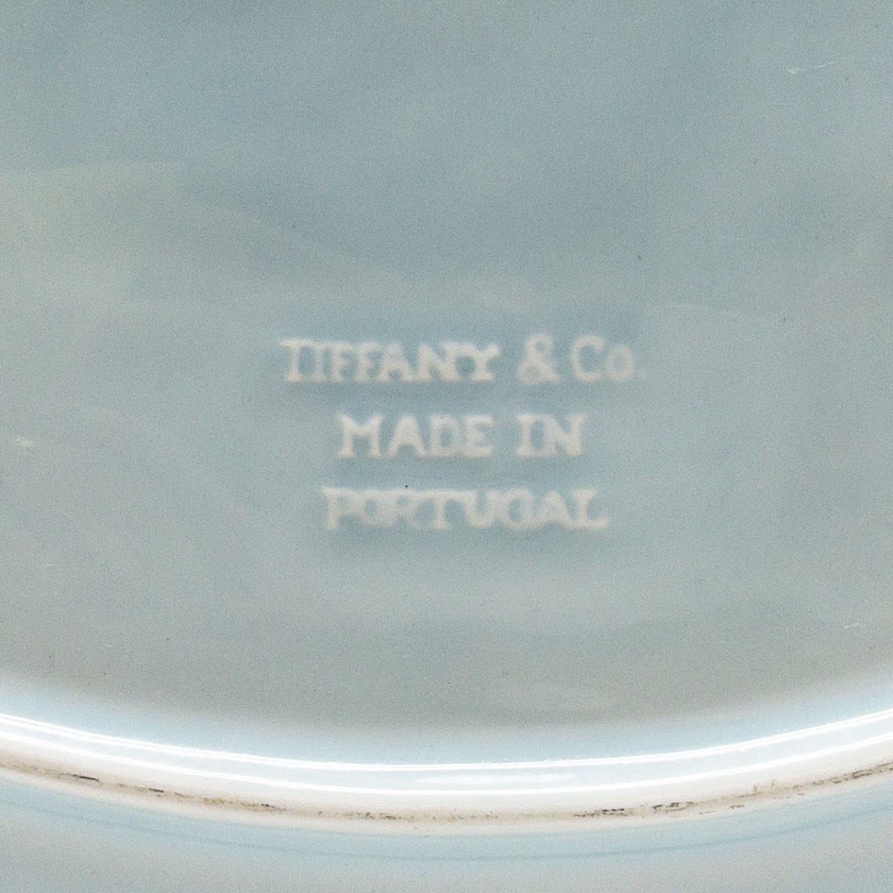 Tiffany & Co. Basket Weave Ceramic Serving Tray