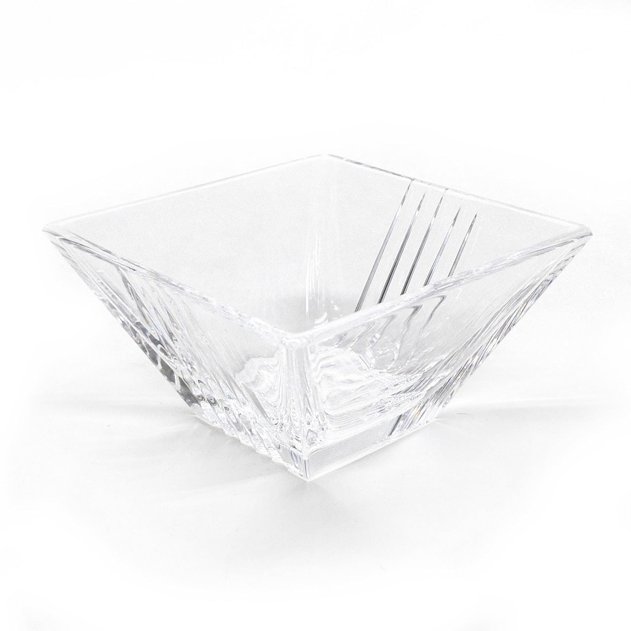 Tiffany & Co square Crystal bowl store