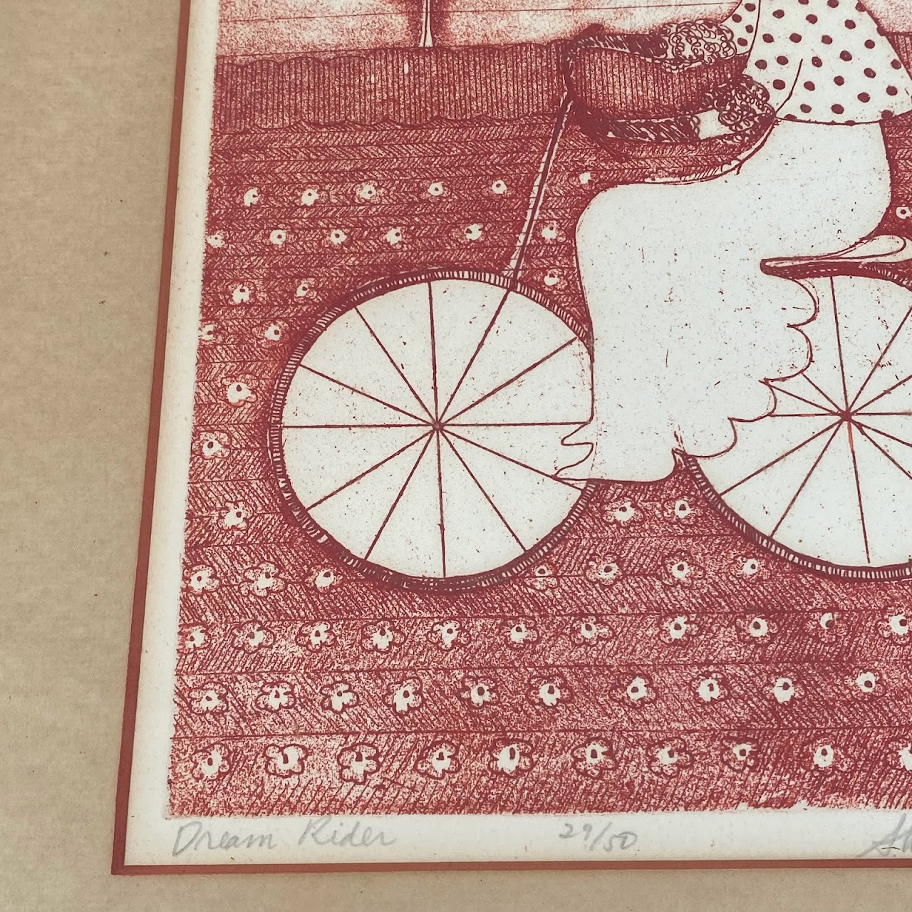 Shirley Eisman 'Dream Rider' Signed Etching