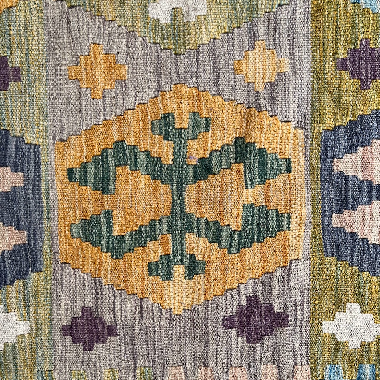 Wool Kilim Area Rug