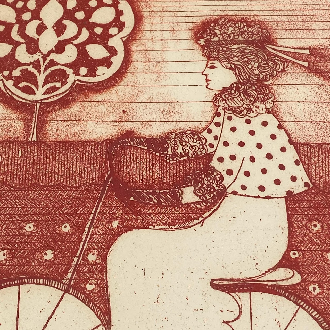 Shirley Eisman 'Dream Rider' Signed Etching