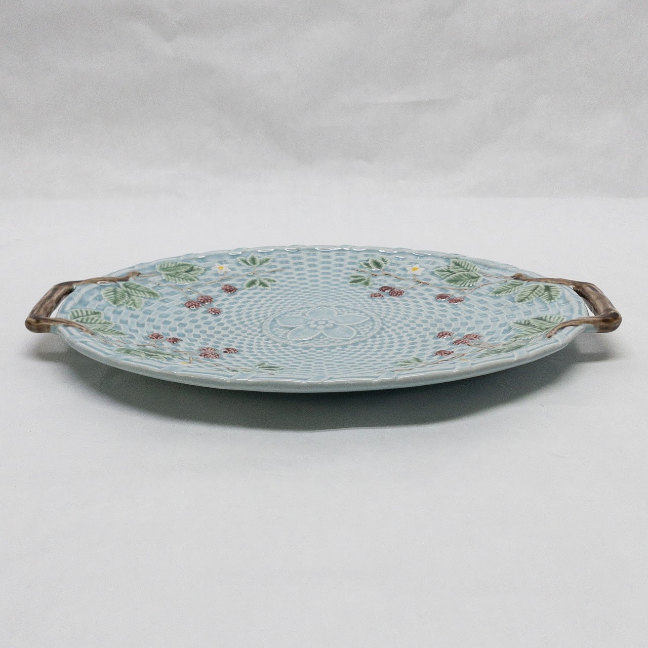 Tiffany & Co. Basket Weave Ceramic Serving Tray