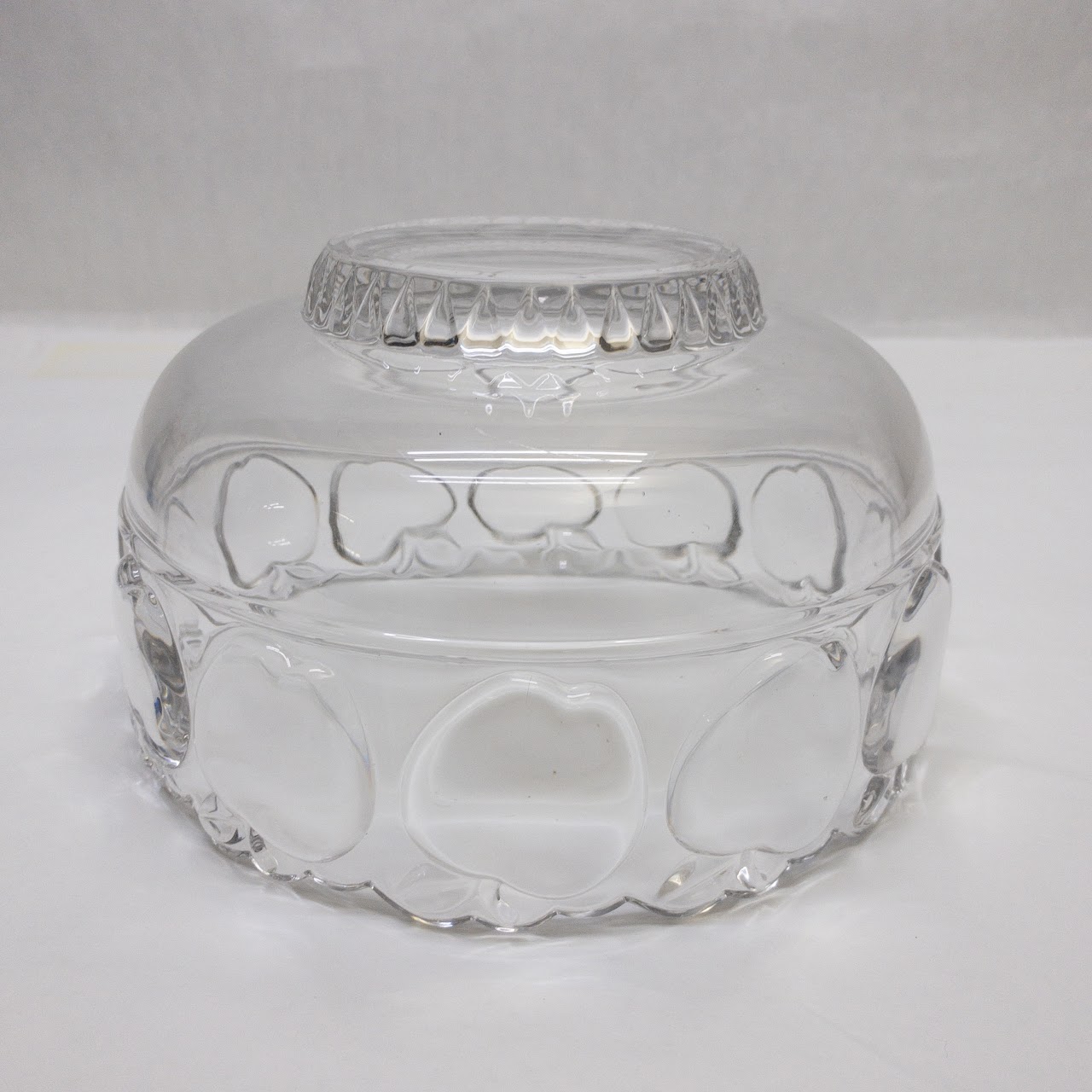 Tiffany & Co. Crystal Apple Bowl