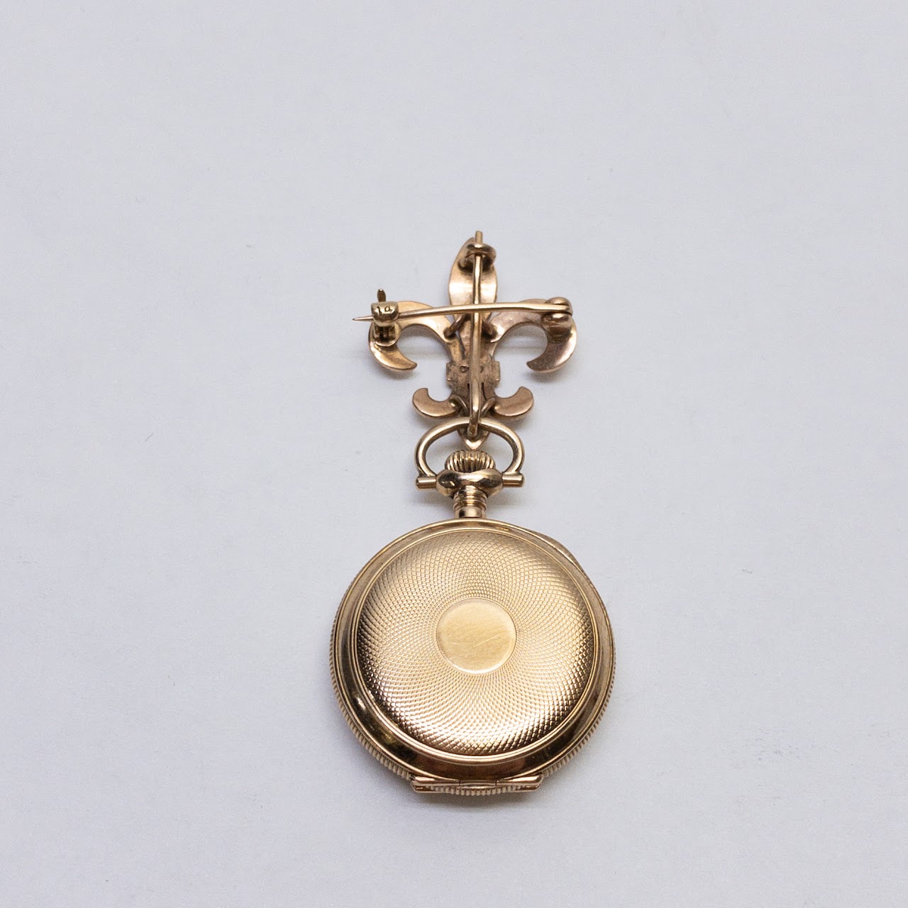 14K Gold Lady Elgin Lapel Watch