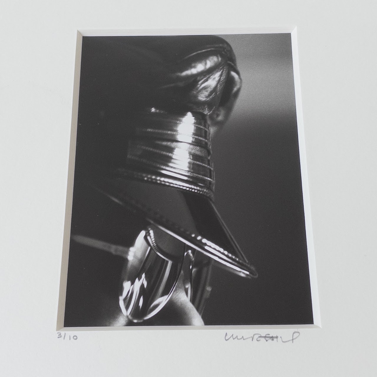 Charles Stoffel 'Cap' from Leather Series Signed Photograph