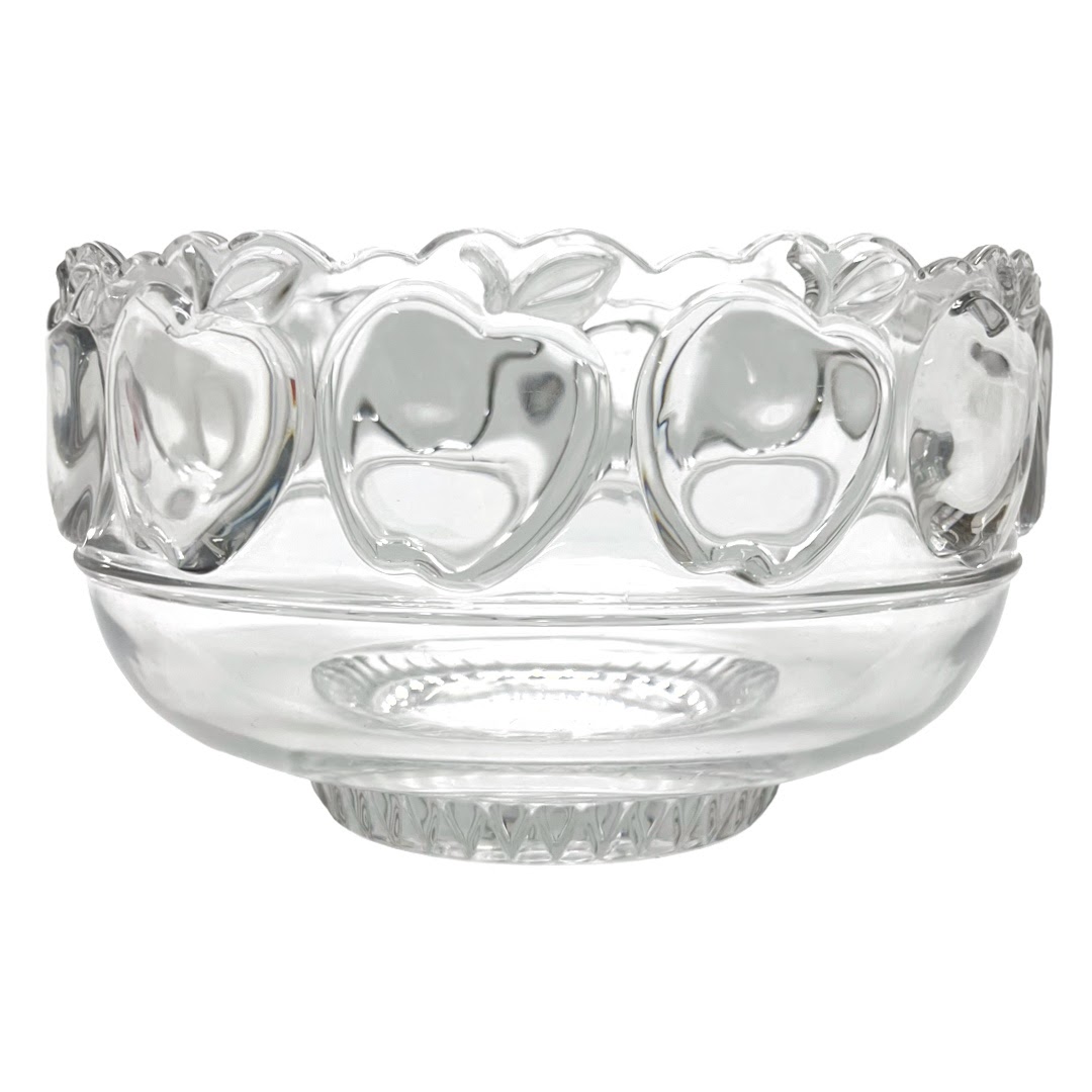 Tiffany & Co. Crystal Apple Bowl