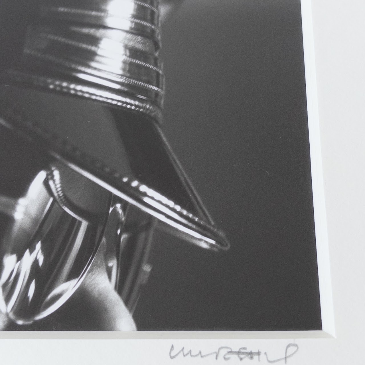 Charles Stoffel 'Cap' from Leather Series Signed Photograph