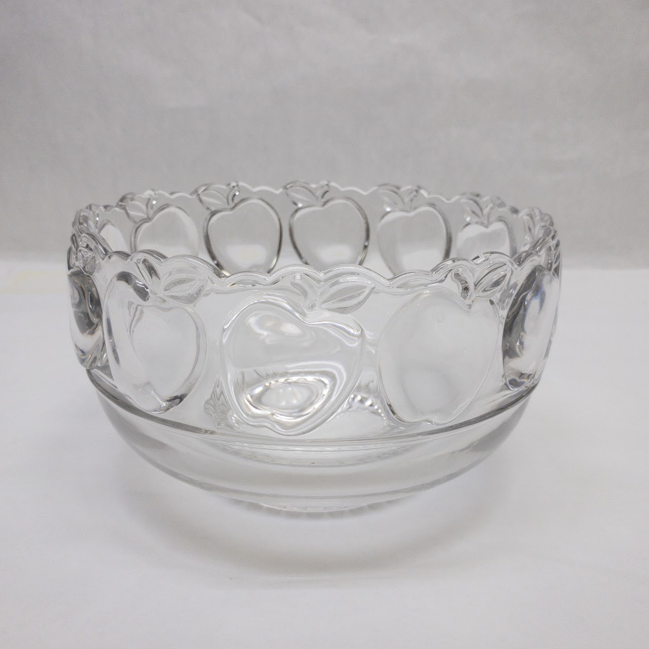 Tiffany & Co. Crystal Apple Bowl