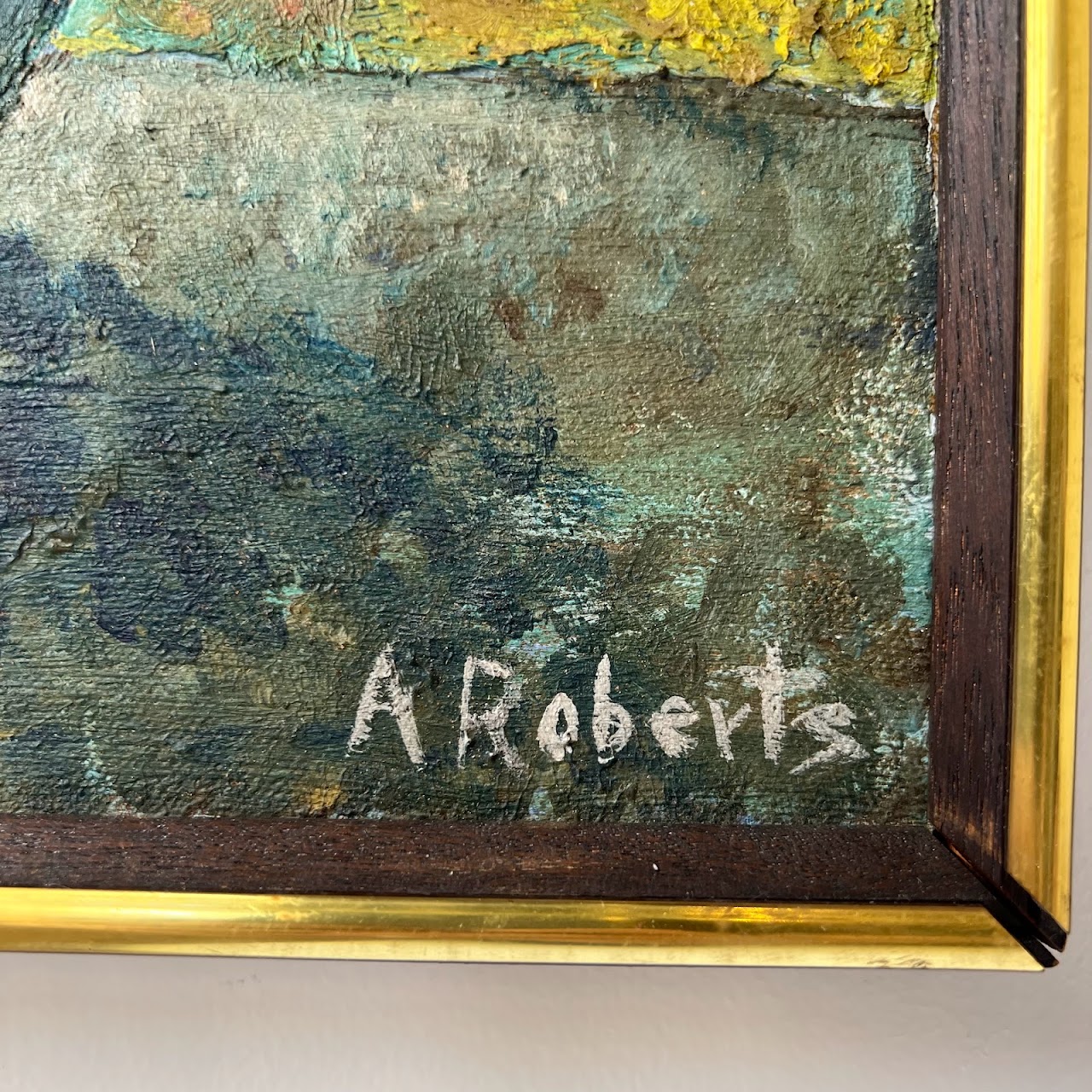 A Roberts Signed Still Life Oil Painting