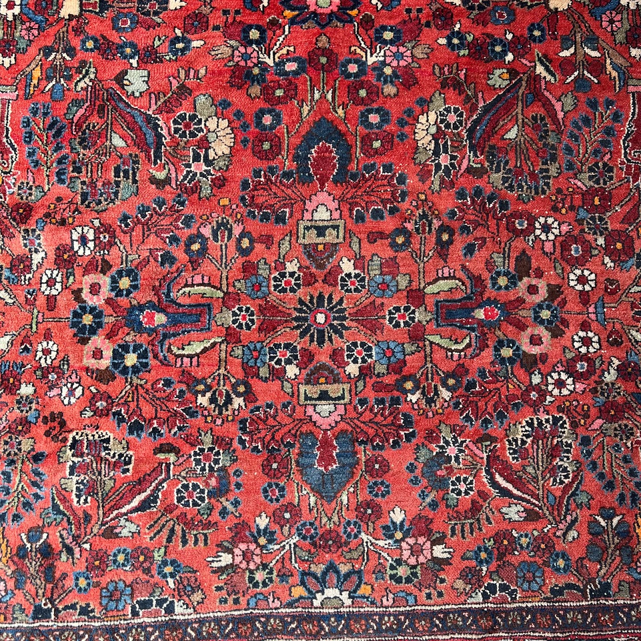 Wool Floral Area Rug