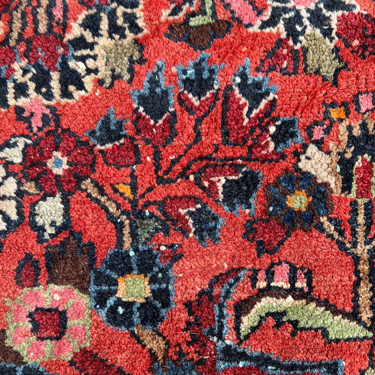 Wool Floral Area Rug