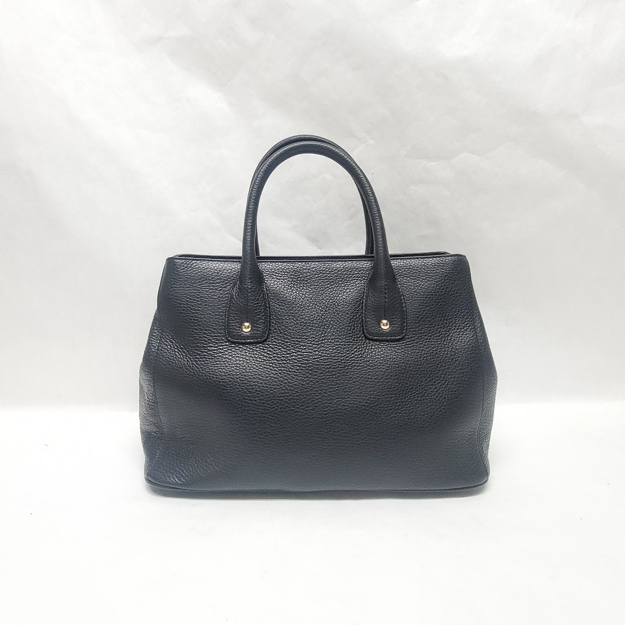 Furla Black Leather Satchel