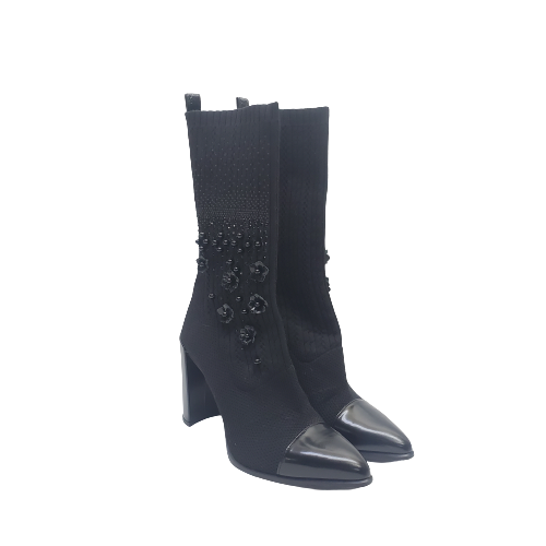 Stuart weitzman knit on sale boots