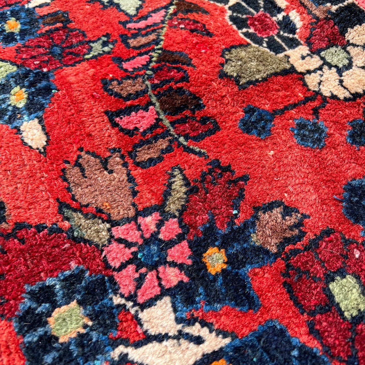 Wool Floral Area Rug