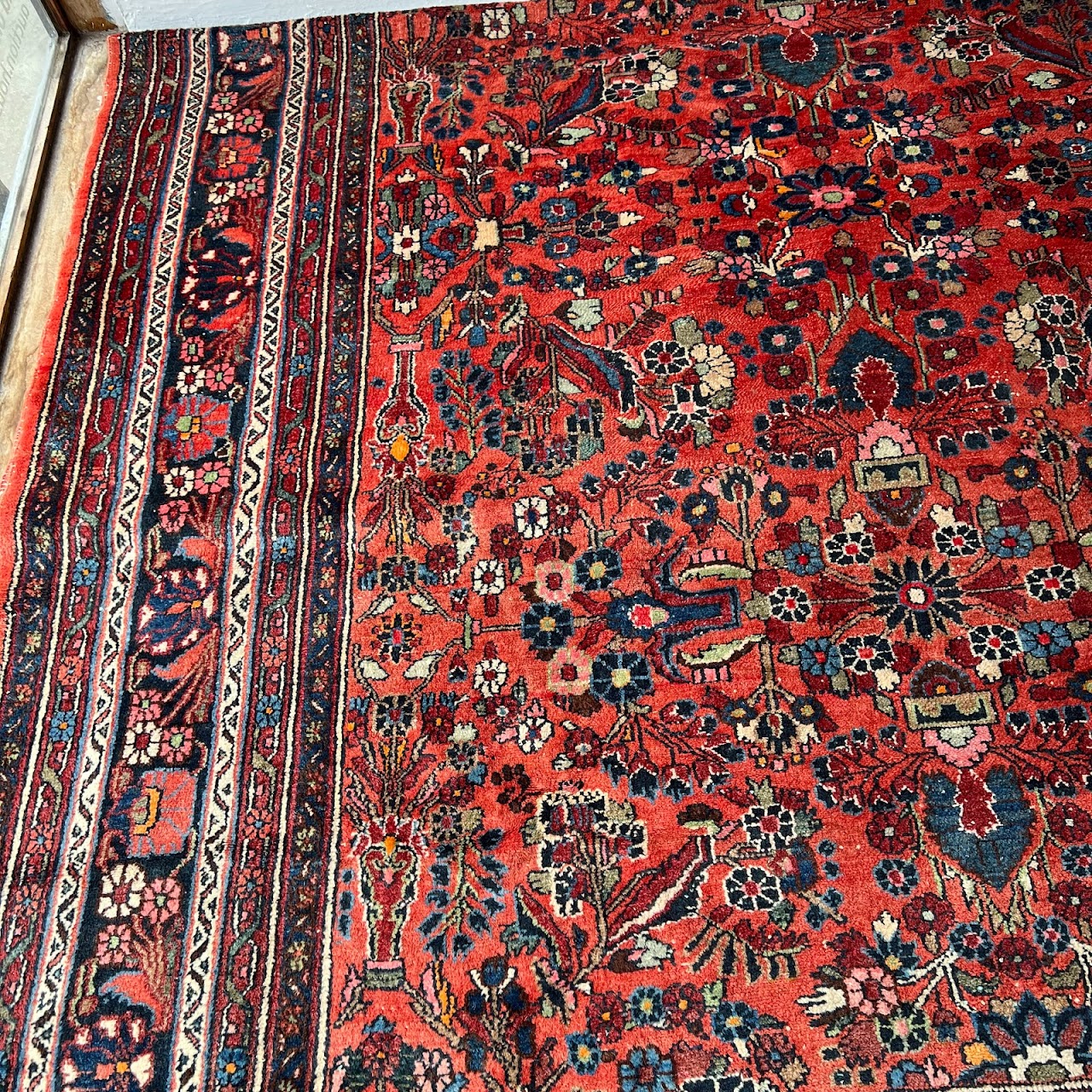 Wool Floral Area Rug