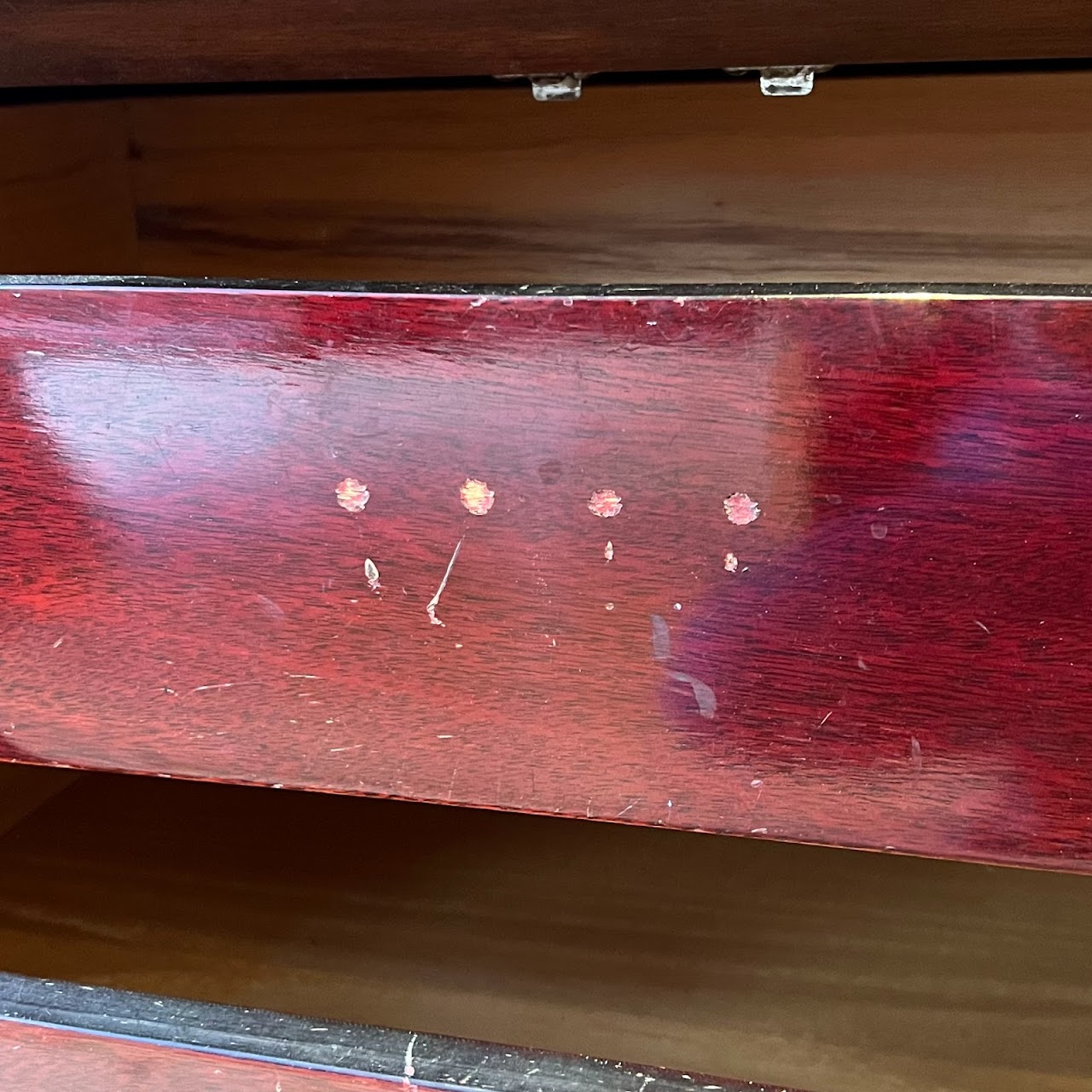 Mid-Century Modernist Chinese Inspired Eight Drawer Dresser