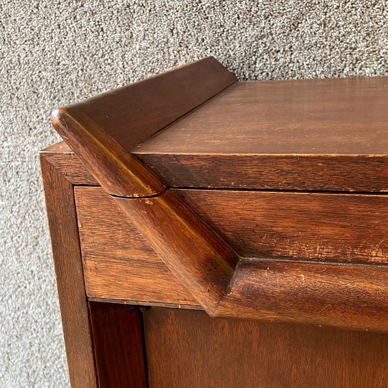 Mid-Century Modernist Chinese Inspired Eight Drawer Dresser