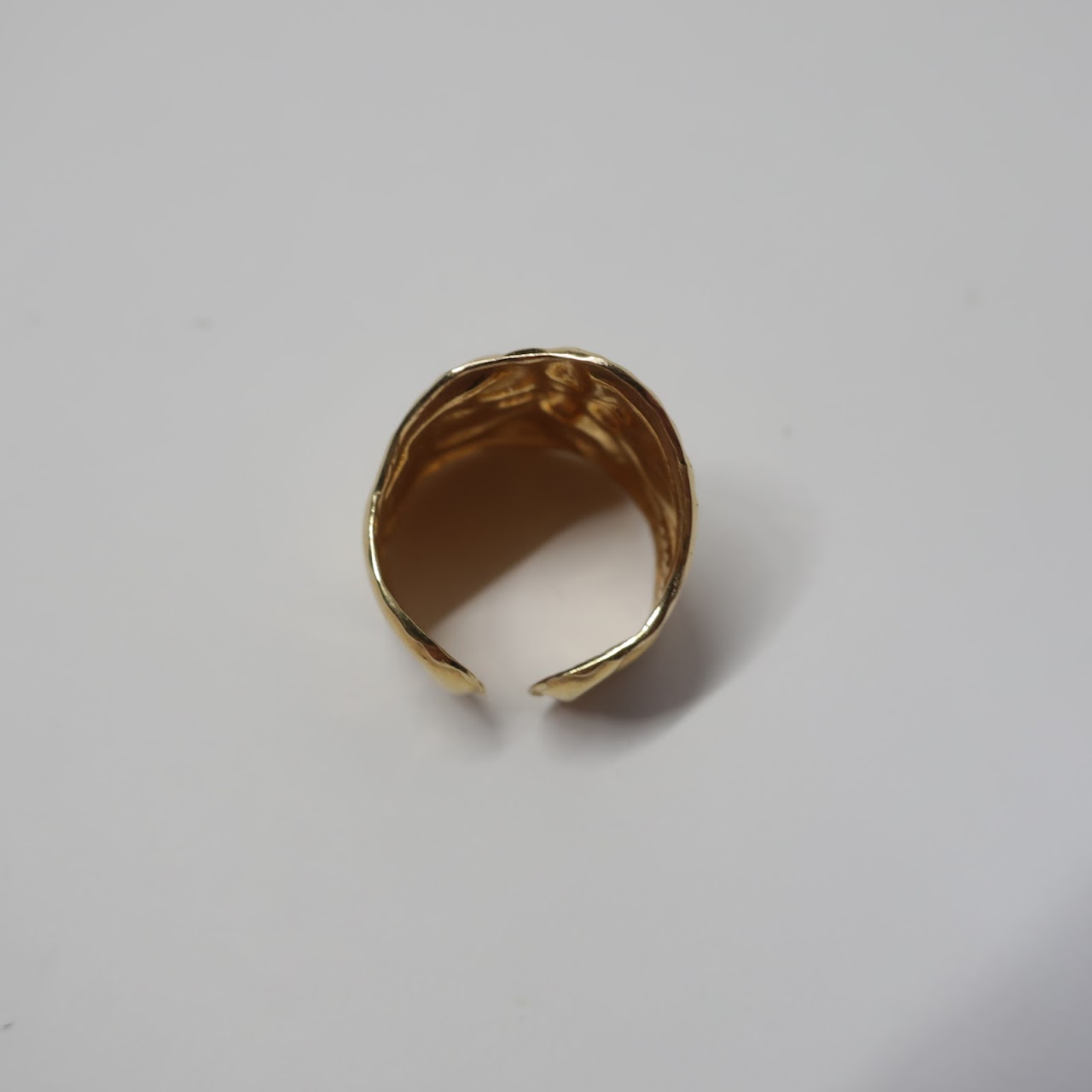 14K Gold Floral Ring