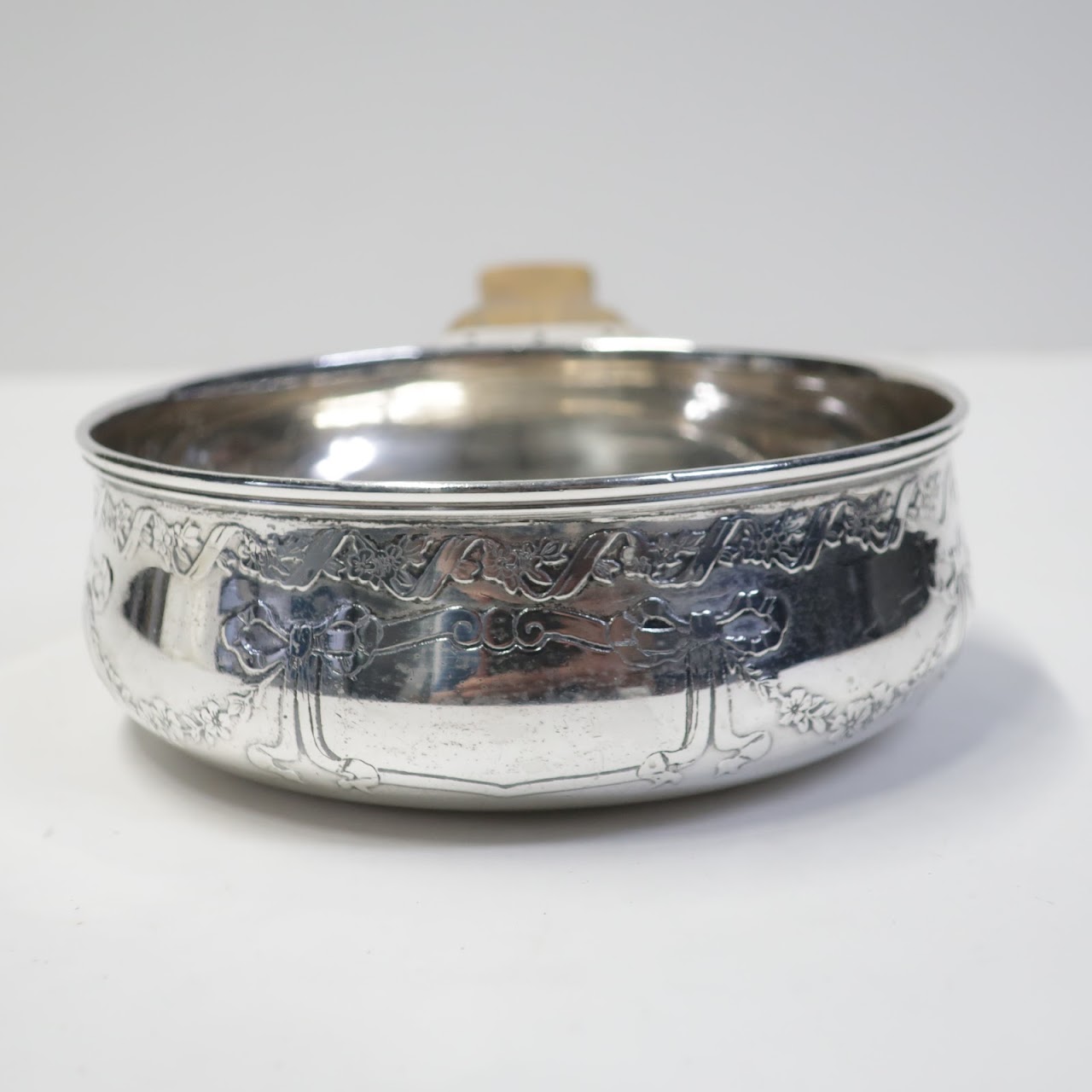 Tiffany & Co. Sterling Silver Engraved Porringer