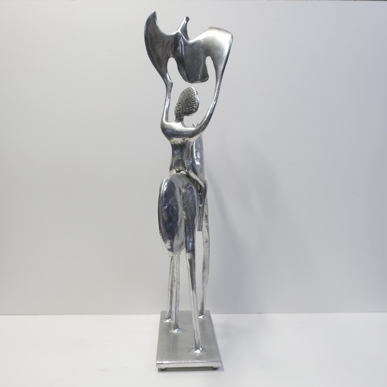 Don Drumm Signed Aluminum Horse Sculpture