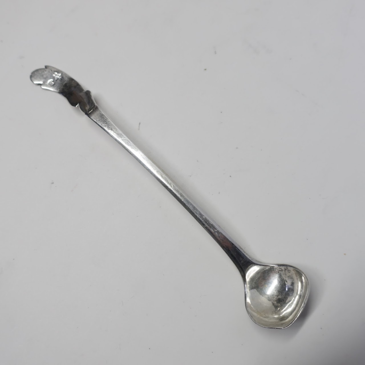 Sterling Silver & Glass Condiment Server
