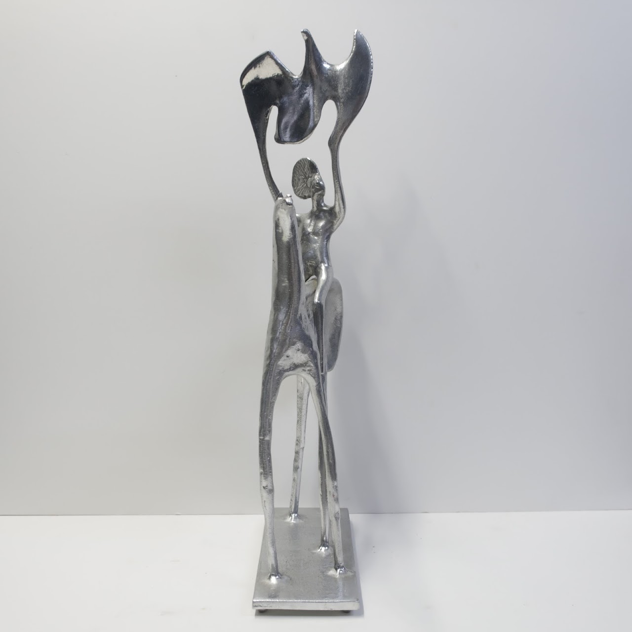 Don Drumm Signed Aluminum Horse Sculpture