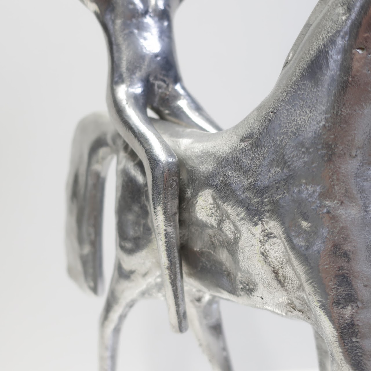 Don Drumm Signed Aluminum Horse Sculpture