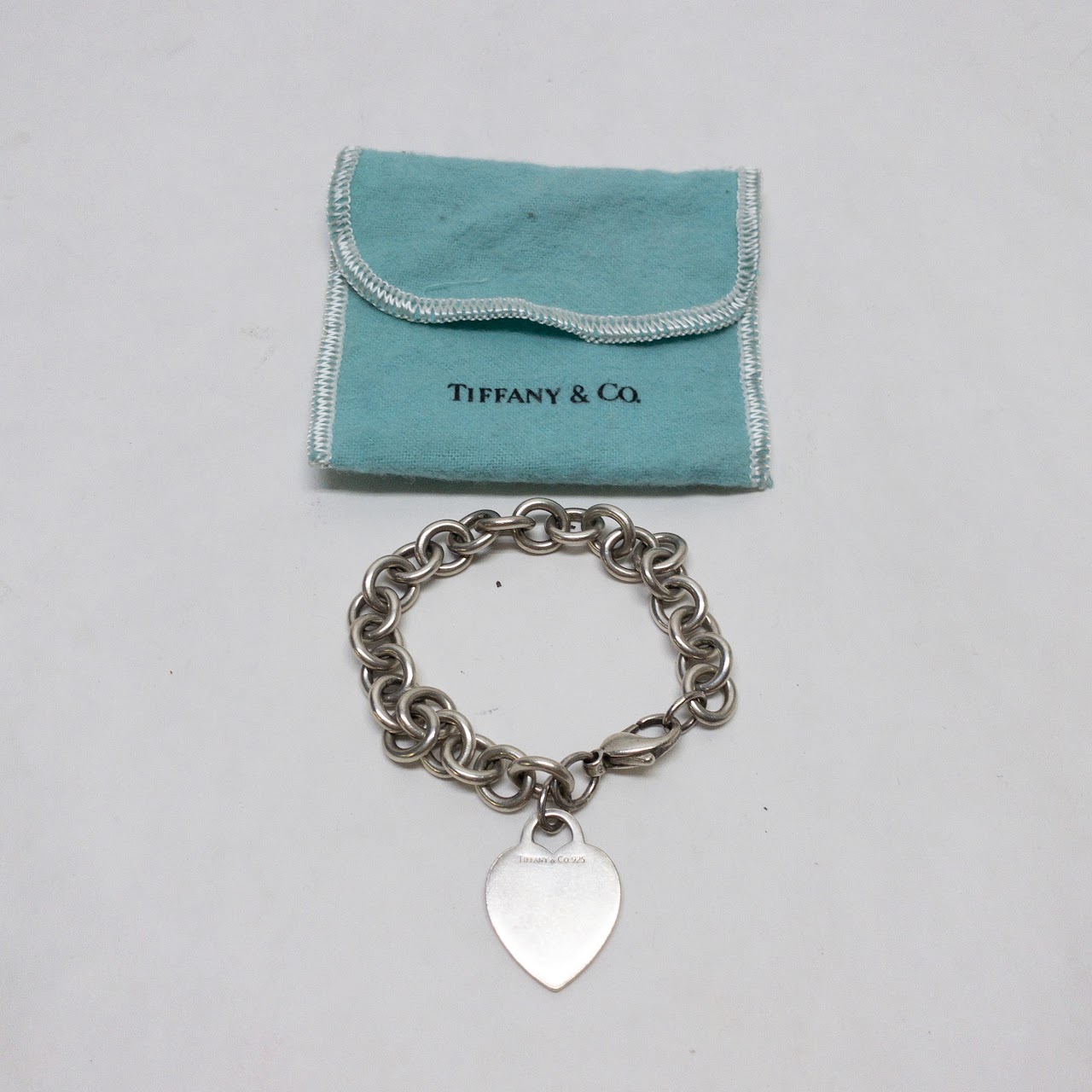 Tiffany & Co. Sterling Silver Heart Tag Bracelet