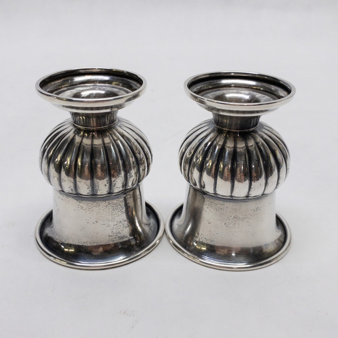 Sterling Silver Toothpick Holder Pair