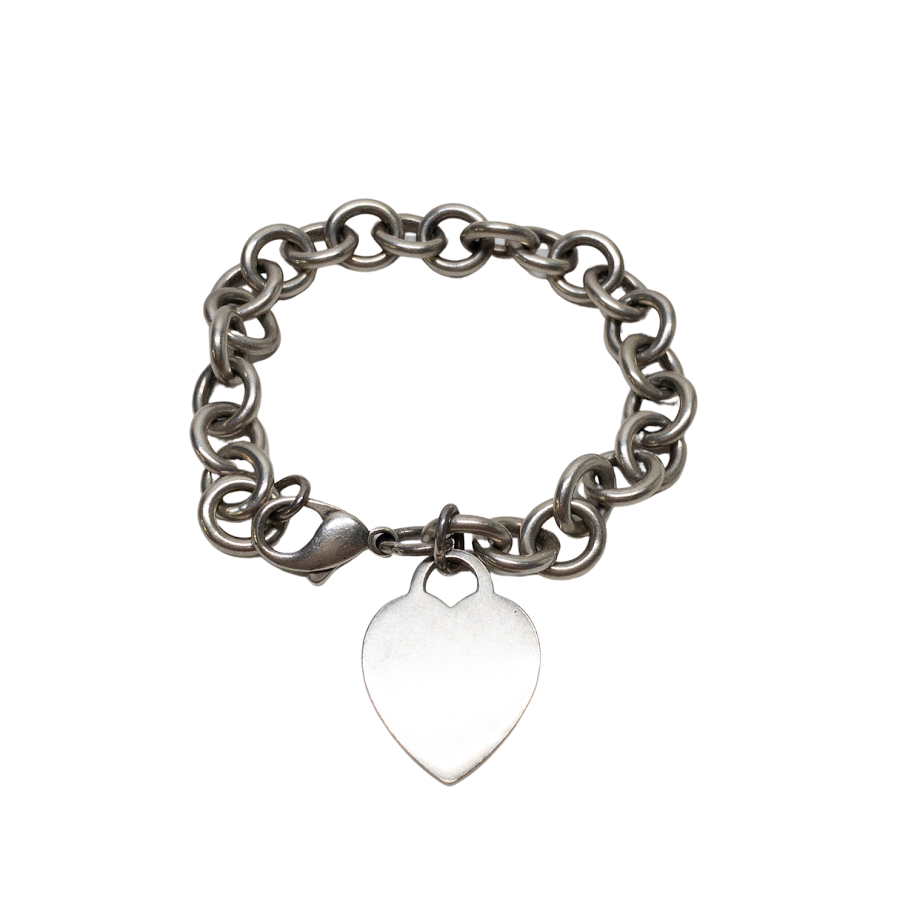 Tiffany & Co. Sterling Silver Heart Tag Bracelet